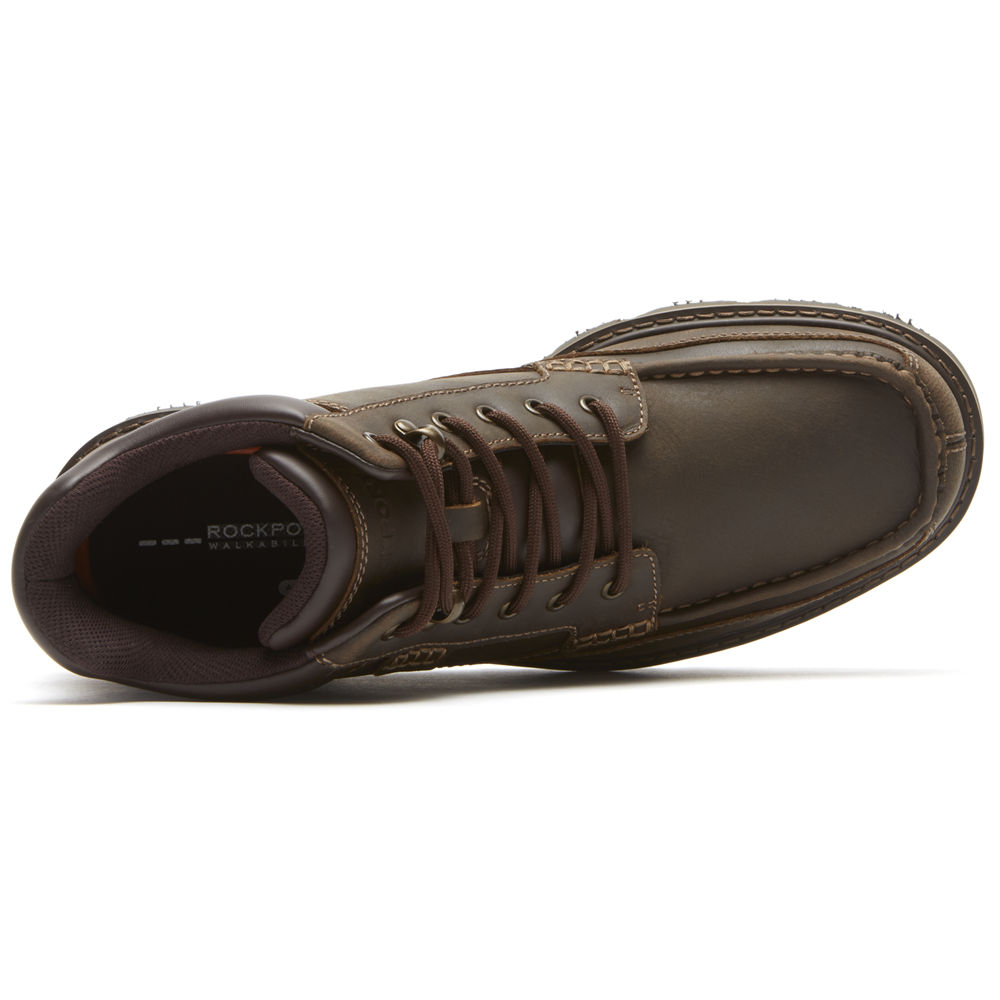 Rockport Kängor Herr Bruna - Waterproof Mid Moc - KBOJV0739